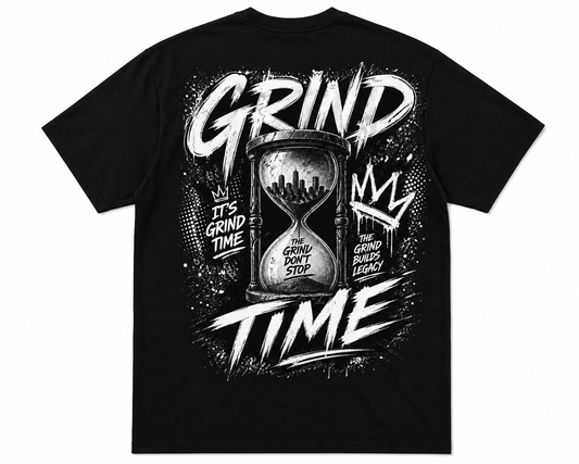 Grind Time Back Graphic T Shirt